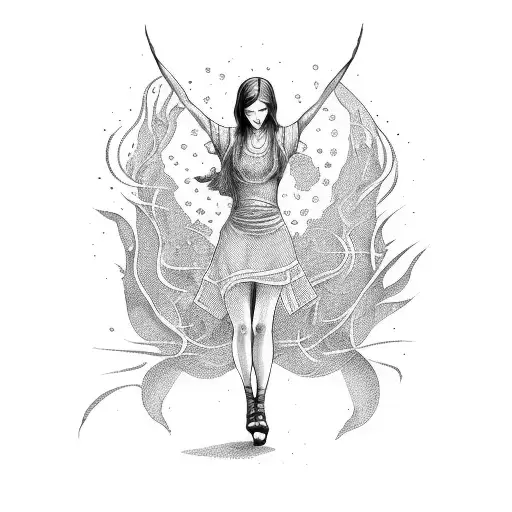 Church On Fire With Women Dancing