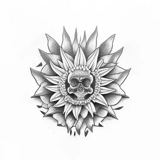 Skull Girassol