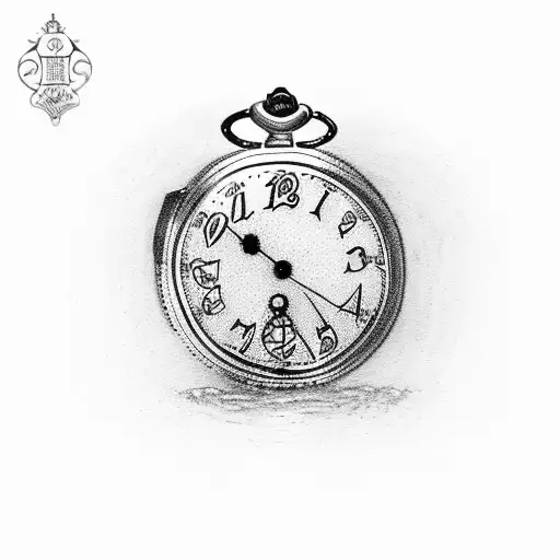 Pocket Watch With My Kids Name In Some Form And The Hand Of The Clock Would Be The Time She Was Born