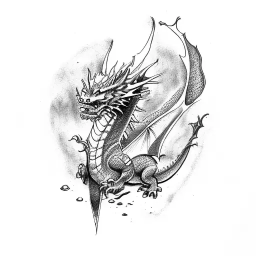 Dragon With Blood