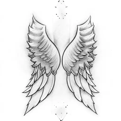 Angel Wings With Text