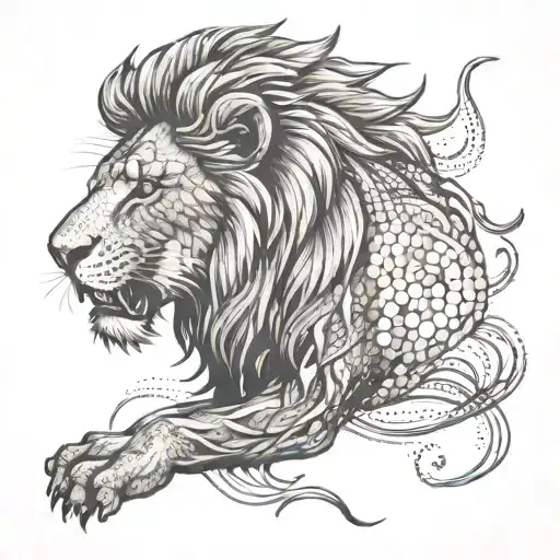 Rose Lion Roaring