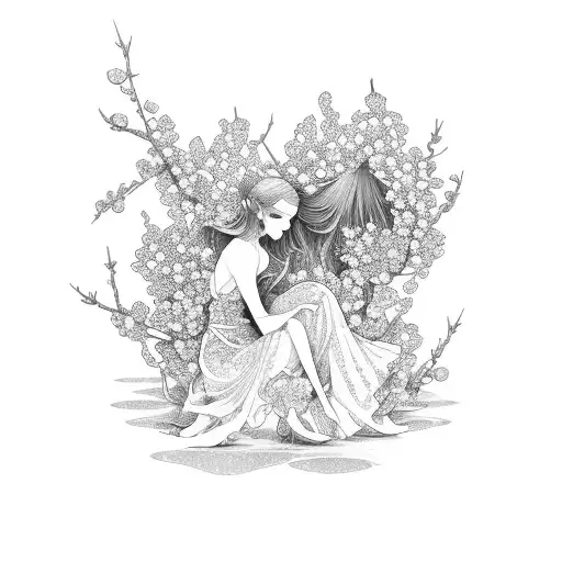 Cherry Blossom Fairy Garden