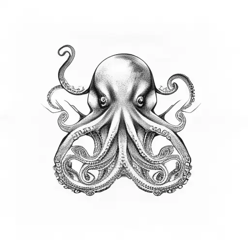 An Octopus Wrapping Its Tentacles Around A Sailor's Arm