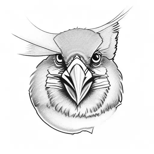 Cardinal With Names At Bottom