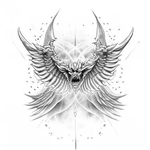 Demon Vs Angel Wings