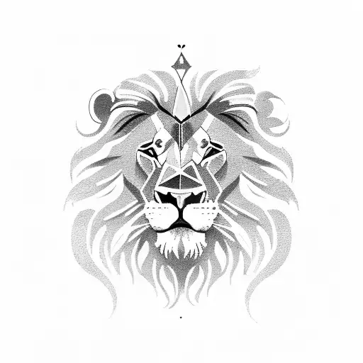 Lion With Greek Flag