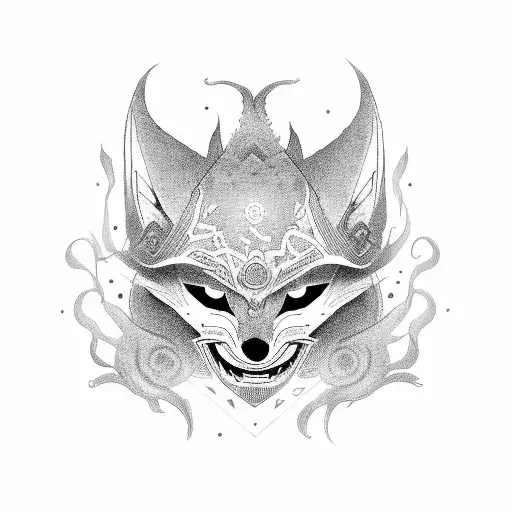 Kitsune Mask Dark
