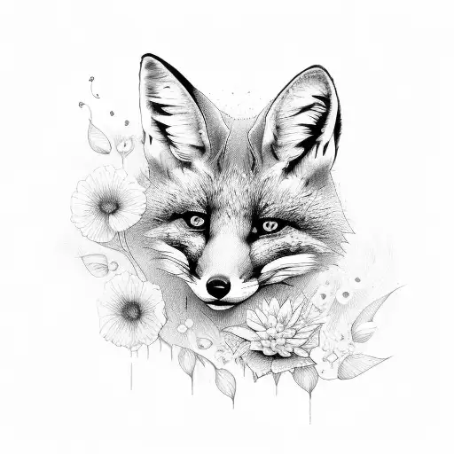Flower And Fox
