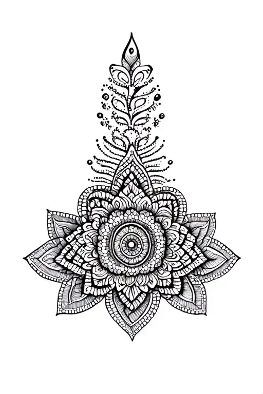 Mandala Tattoo Design Inspired
