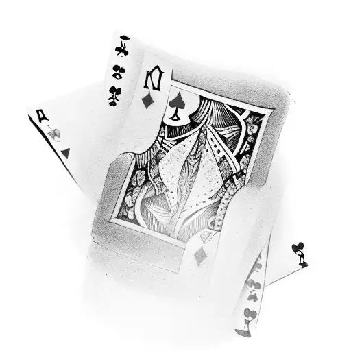 Deck Of Cards Being Controlled By Joker