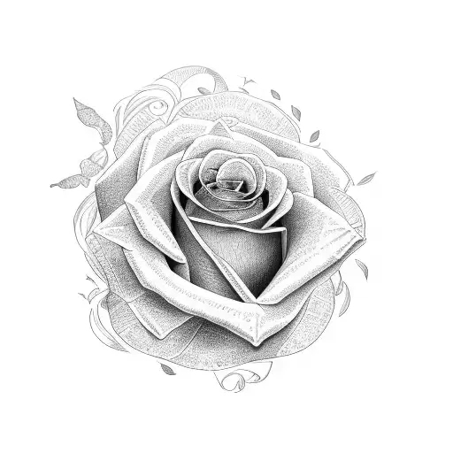 Rose And Dove To Honour Deseased Grandparents