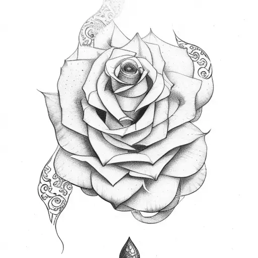 Richa With Flowers And Time And Date