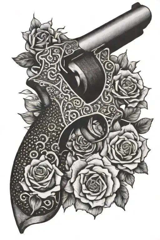 Gun Tattoos Representing Mothers Love