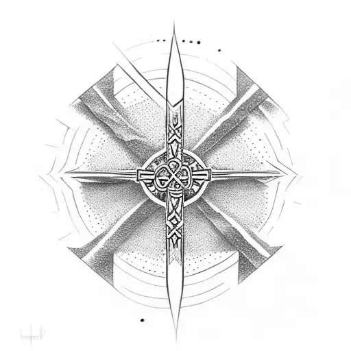 Christian Cross With Southern Cross