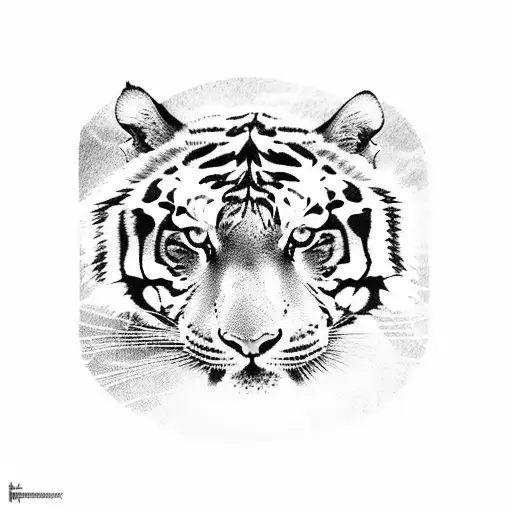 Half Tiger With Half Taurus