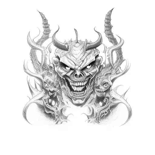 Demon And A Pull Up Bar