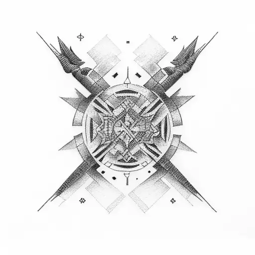 Nordic Motifs Sleeve Left Arm