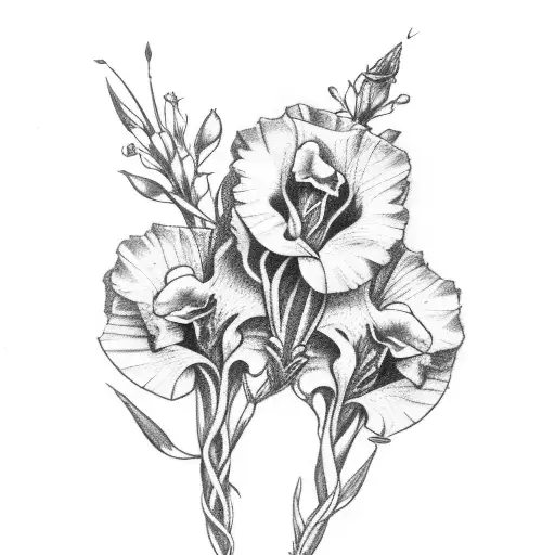 Sparrow Rose Gladiolus Arrowhead