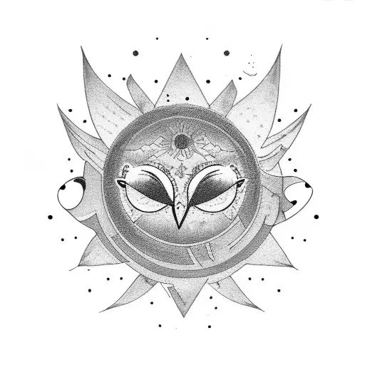 Sunshine With Bird Around It