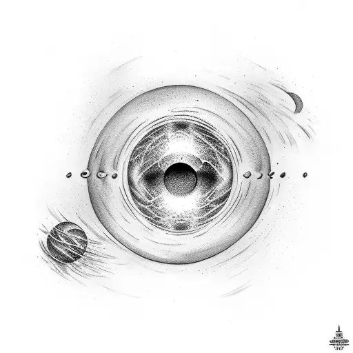 Unbiverse Stars Black Holes Sleeve Tatto