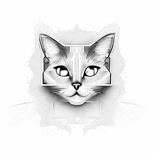 Cat Silhouette Diamonds