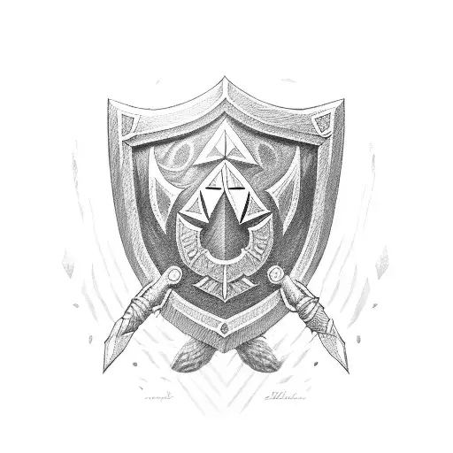 Hylian Shield Master Sword