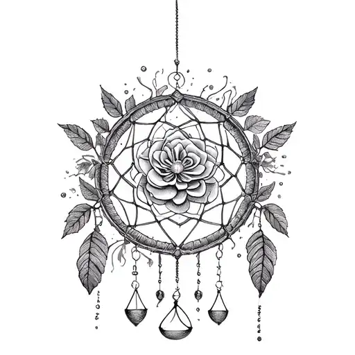 Libra Rose Scales Air Venus Dream Catcher