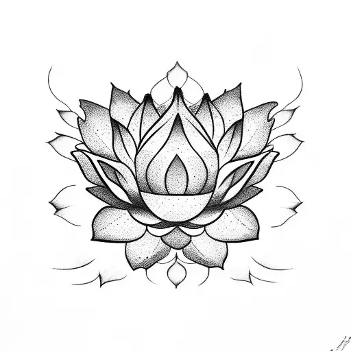 Lotus With Cross