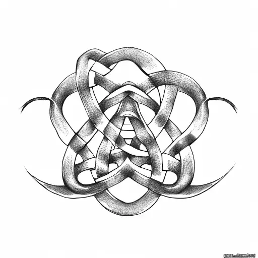 Celtic Knot Rose Vine