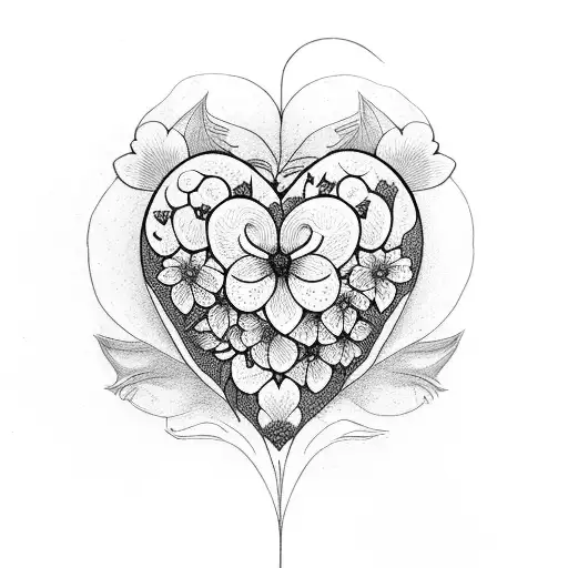 Heart-shaped Plant Flower