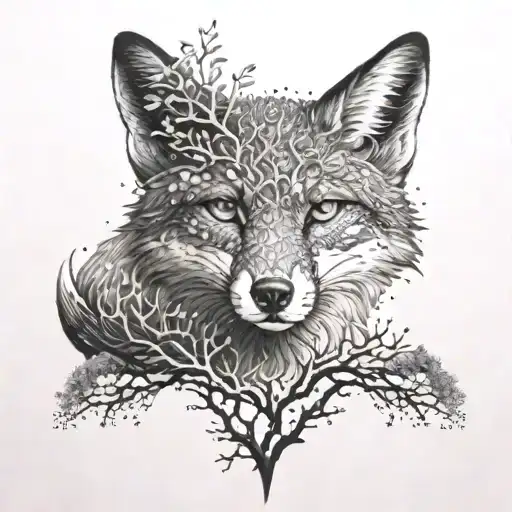Fox And Tree