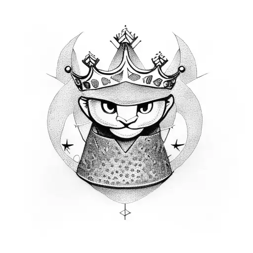 Letter K With A Crown Under It With A Star