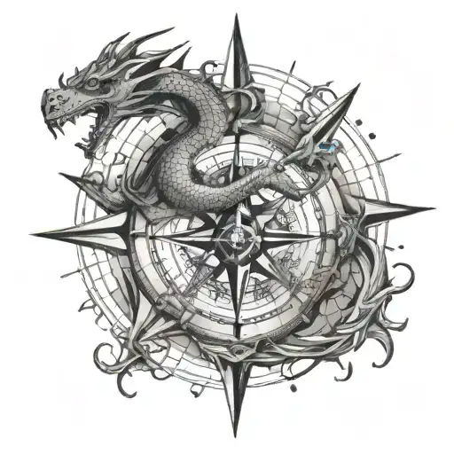 Dragon Compass Anchor