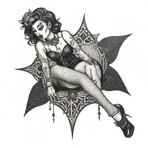 Goth Pinup