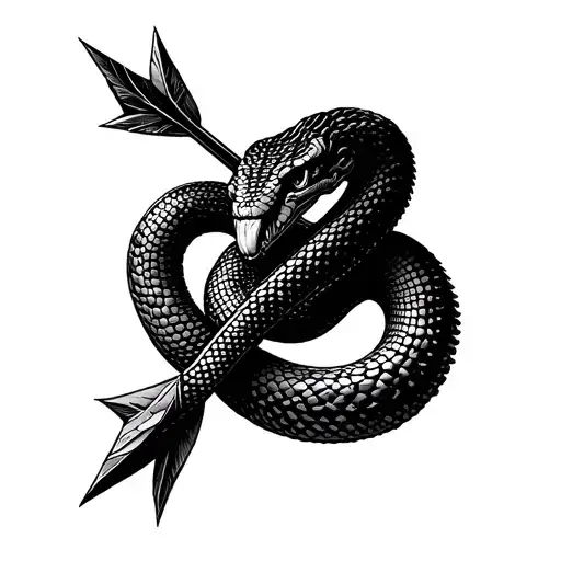 Snake Arrow Wrapped