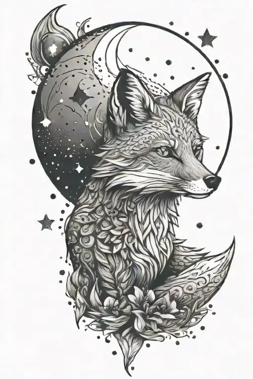 Moon And Fox