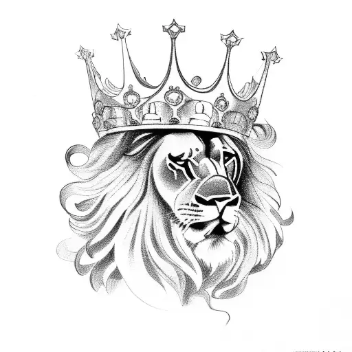 Sicilian Lion With Crown And Horn