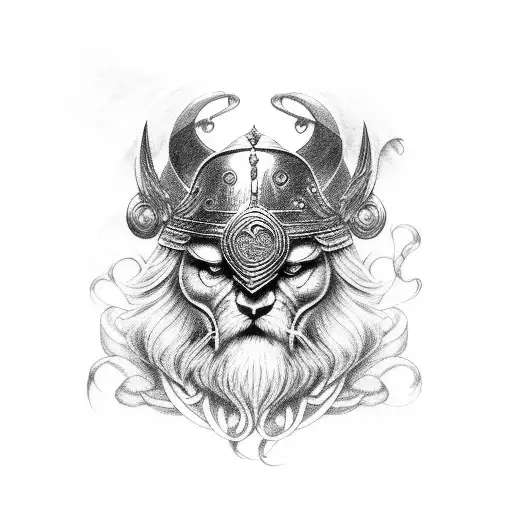 Odin Com Raios Azuis