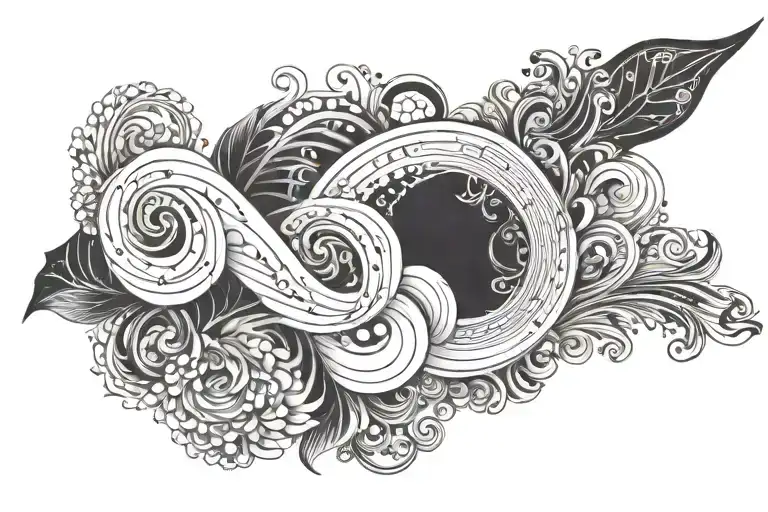 White Line Blackout Sleeve