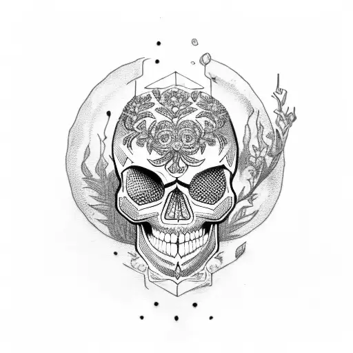 Skull And Heart