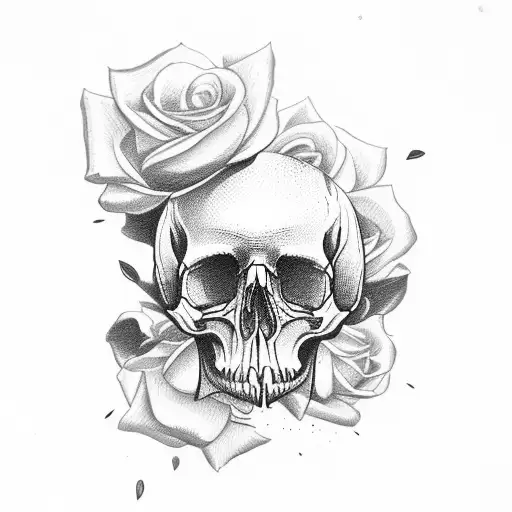Skull Flower Butterfly