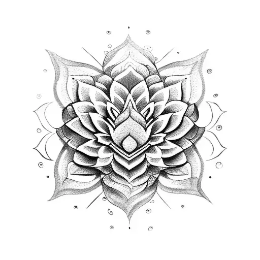 Lotus With Mandala