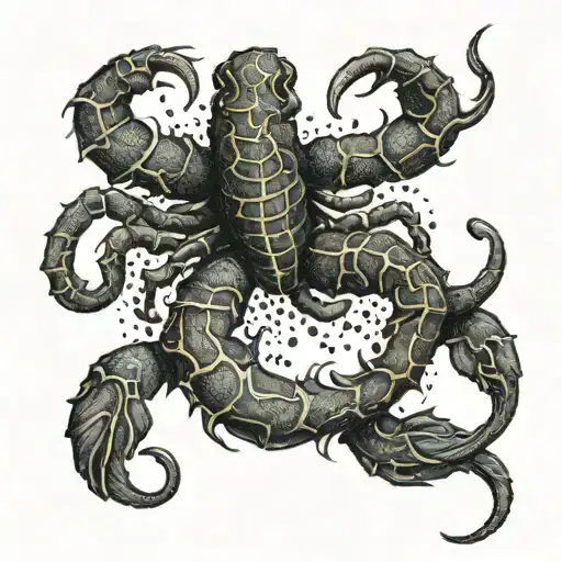 Scorpio In The Style Of Smoke