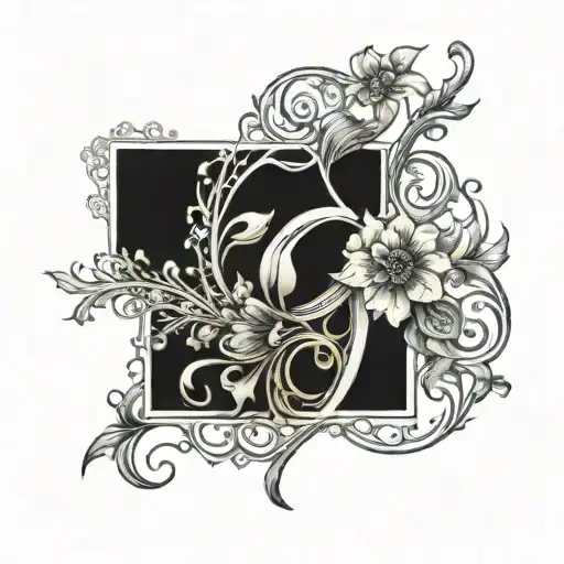 Encorporate Art Nouveau Architecture Patterns Into A Floral Design