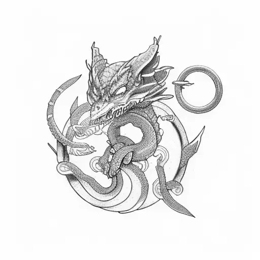 Ouroboros Colored 3D