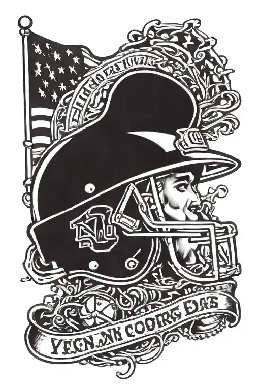 A Marine Corps Inspired Tattoo With A Subtle Nod To The New York Sports Teams