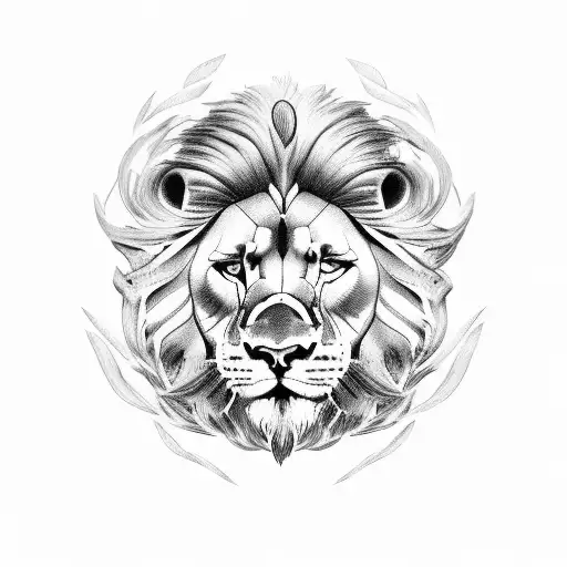 Greek God With A Lion