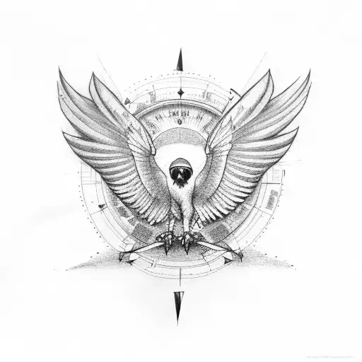 Falcon Wings Compass