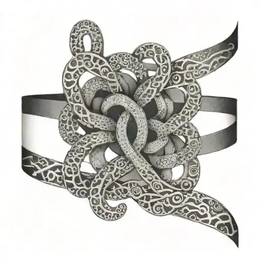 Wrist Band Made Of Infinite Knot Symbol